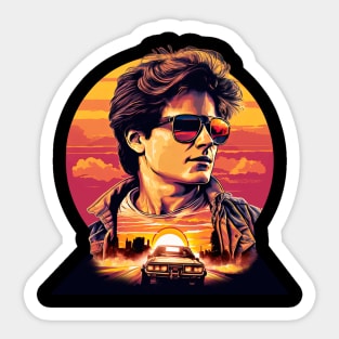 Marty's Time Machine Sticker